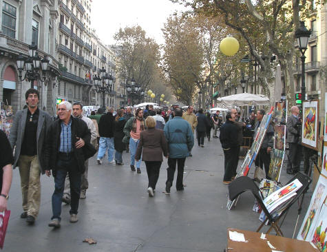 Shopping in Barcelona - Las Ramblas