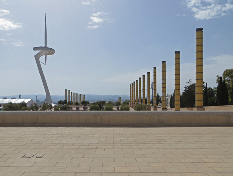 Montjuic Tower in Barcelona