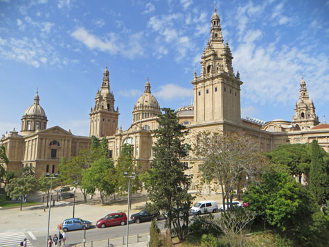 National Palace in Barcelona Catalonia
