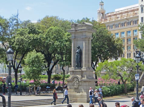 Placa Catalunya, Barcelona Spain